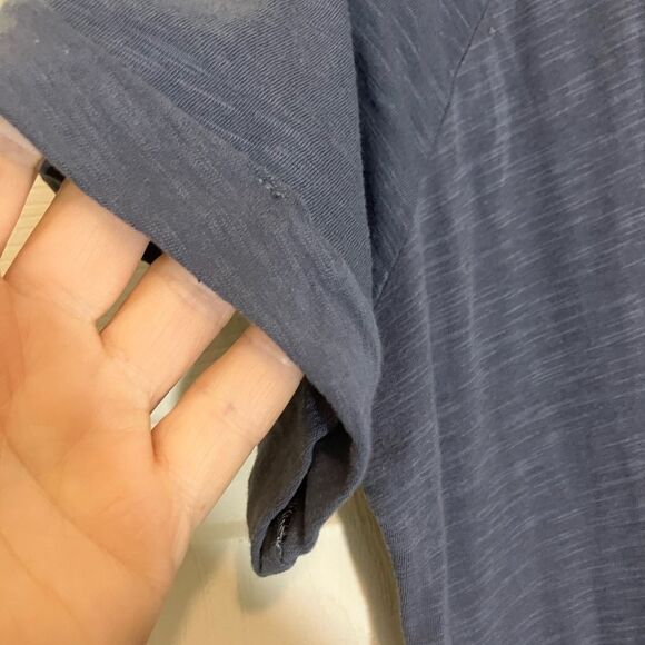 For the Republic, short sleeve dress, slate blue, excellent condition, medium - Picture 2 of 3